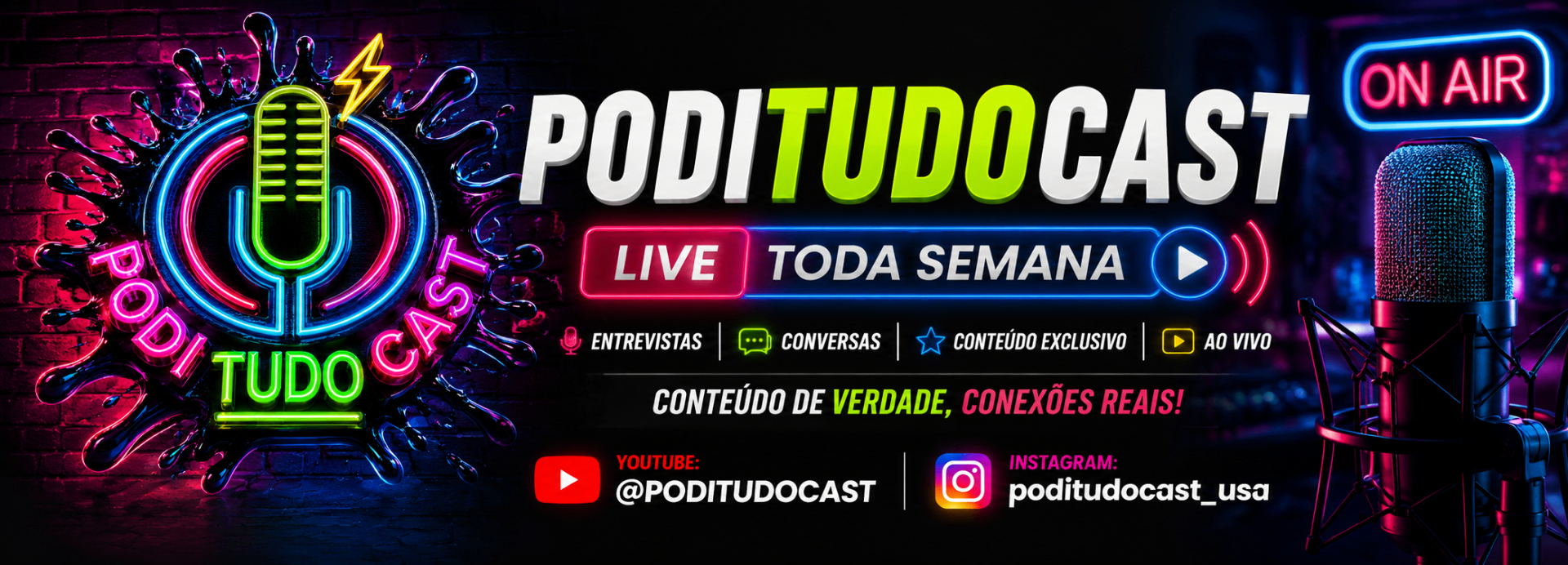 PODITUDOCAST - Live toda semana